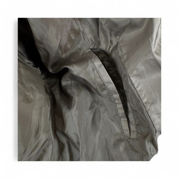 Victoria's Secret Beige Puffer Coat Cinched Full Zip Hooded Women's S Cabincore - Picture 7 of 10